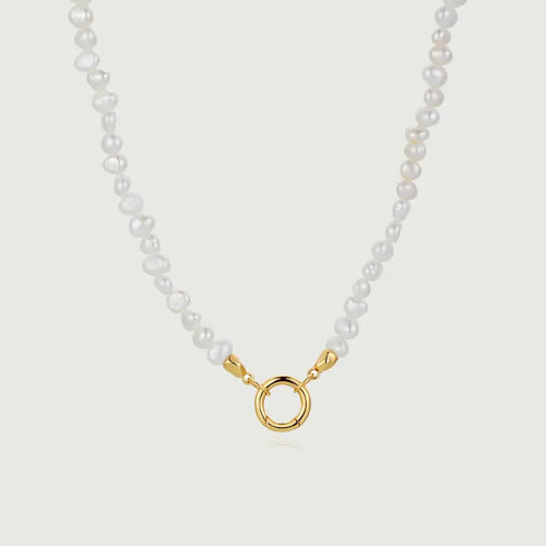 Convertible Pearl Chain Necklace