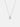 Dewdrop Diamond Silver Necklace