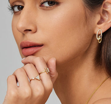 Diamond Bar Ring