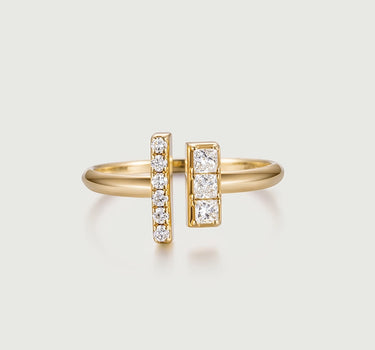 Diamond Bar Ring