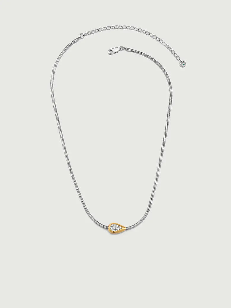 Diamond Drop Glide Necklace