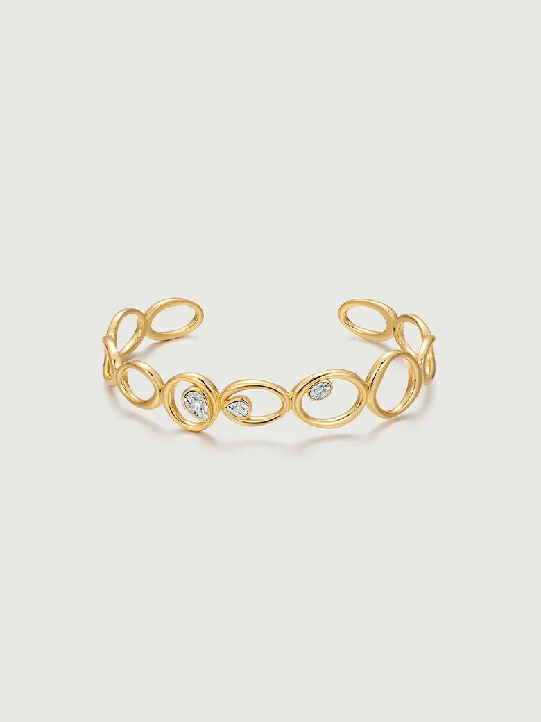 Diamond Flow Loop Bangle