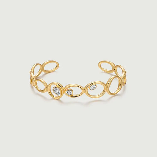 Diamond Flow Loop Bangle