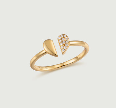 Diamond Heart Ring
