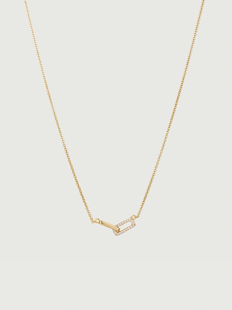 Diamond Linked Necklace