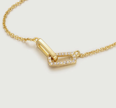 Diamond Linked Necklace