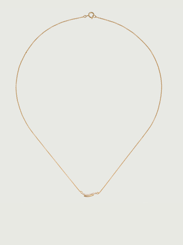  Diamond Wave Necklace