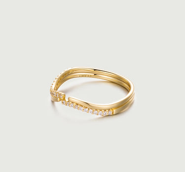 Diamond Wave Ring