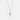Two-tone heart charm bar necklace with T-bar design and lab-grown diamond accents