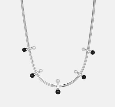 Domino Flat Snake Silver Chain
