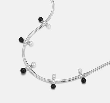 Domino Flat Snake Silver Chain