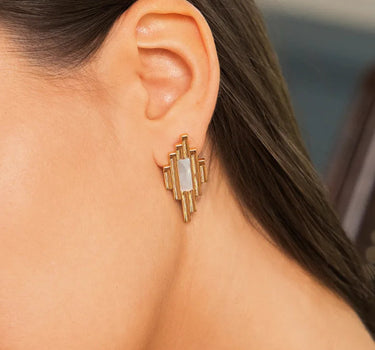 Doric Order Pearl Earrings