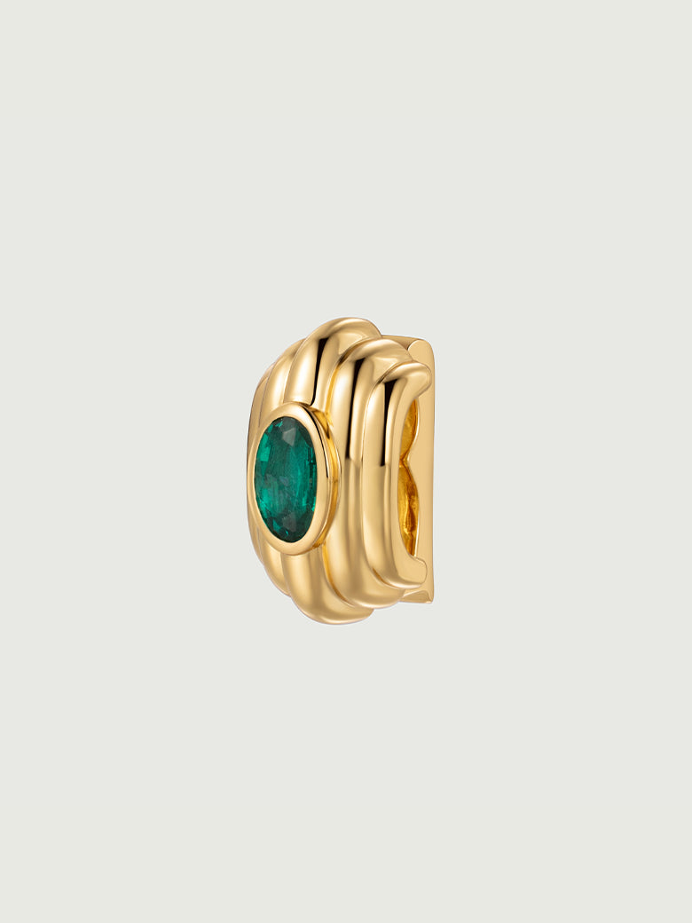 Emerald Clip Pendant
