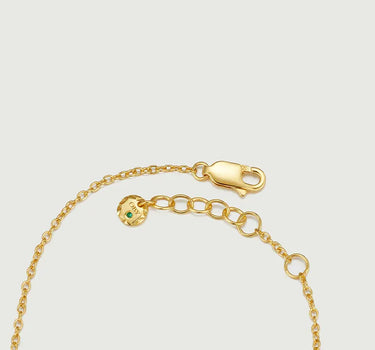 Emerald Pearl Wheat Ear Bracelet-obyjewelry