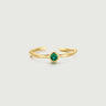 Emerald Solitaire Ring