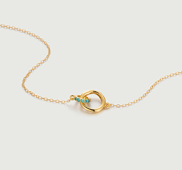 Encircle Loops Emerald Necklace