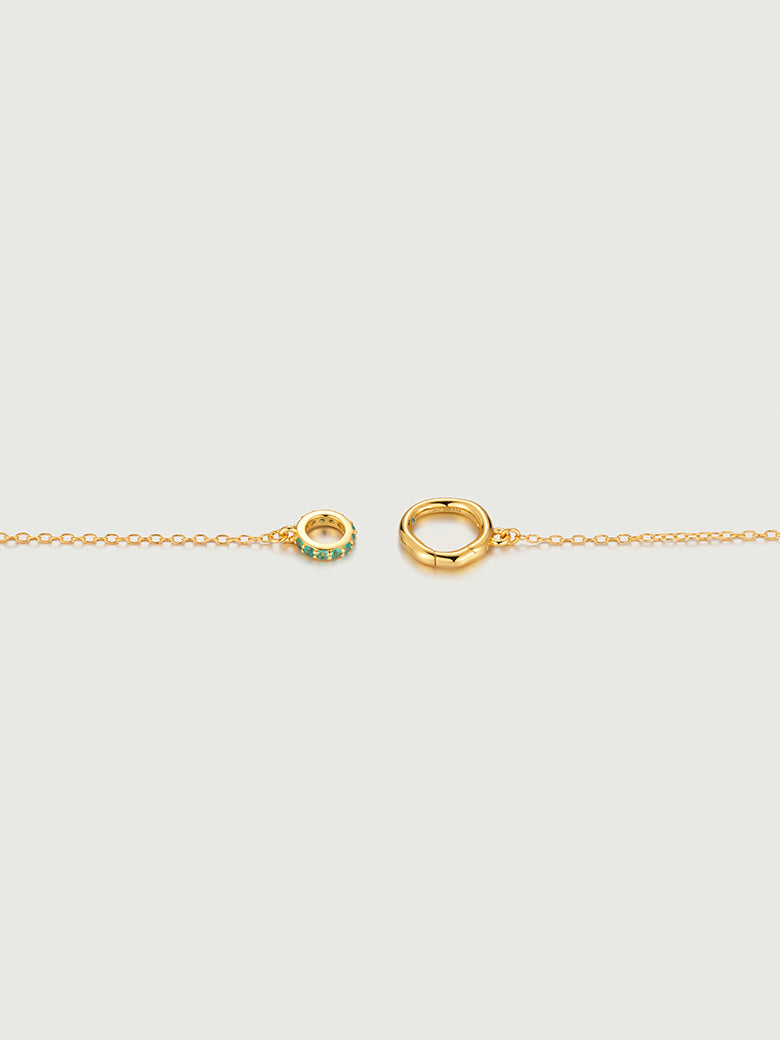 Encircle Loops Emerald Necklace