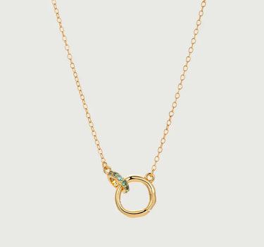 Encircle Loops Emerald Necklace