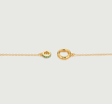 Encircle Loops Emerald Necklace
