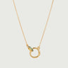 Encircle Loops Emerald Necklace