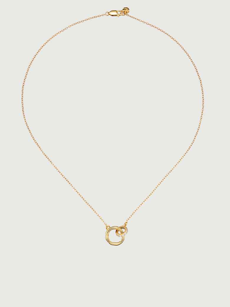 Encircle Loops Moissanite Necklace