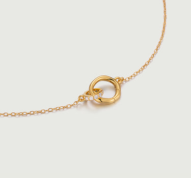 Encircle Loops Moissanite Necklace