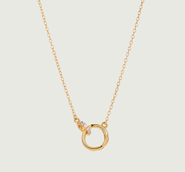 Encircle Loops Moissanite Necklace
