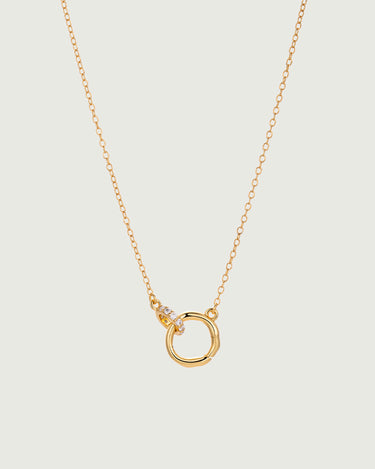 Encircle Loops Moissanite Necklace