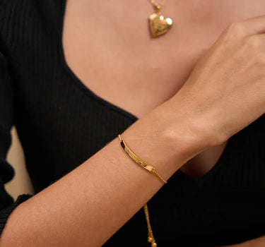 Engravable Bar Adjustable Bracelet