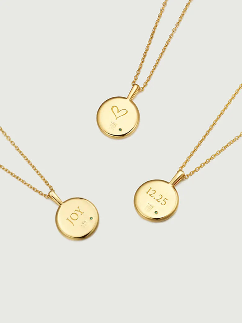 Engravable Signature Charm Necklace-obyjewelry