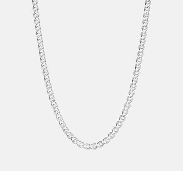 Eternal Loop Silver Chain Necklace-obyjewelry