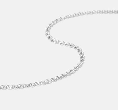 Eternal Loop Silver Chain Necklace-obyjewelry