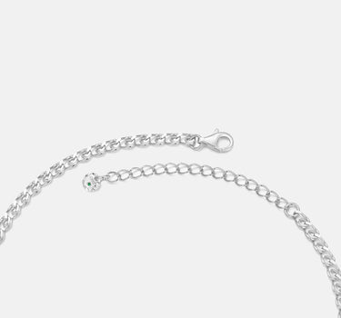 Eternal Loop Silver Chain Necklace-obyjewelry