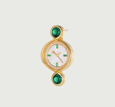 Finesse Gemstone Watch Earrings