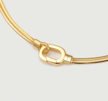 Flat Snake Chain Necklace