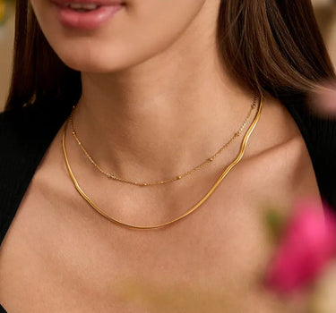 Flat Snake Chain Necklace