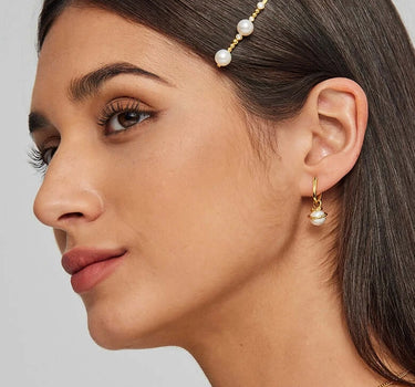 Floating Pearl Hair Clip