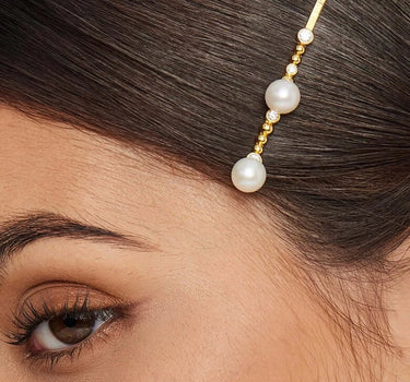 Floating Pearl Hair Clip