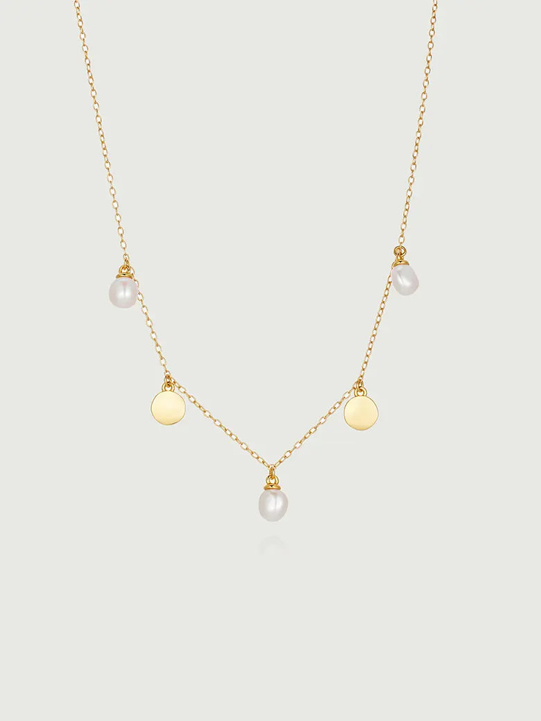 Floating Pearl Necklace-obyjewelry