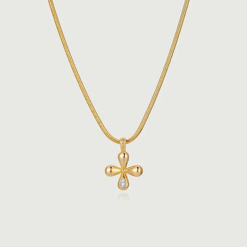 Flora Diamond Pendant Necklace