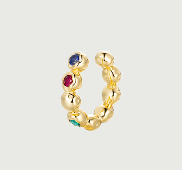 Gemstone Sphere Ear Cuffs
