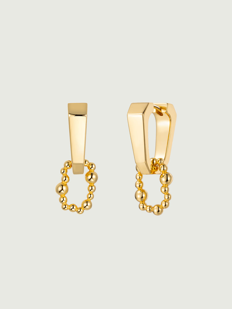 Geometry Convertible Hoop Earrings | Versatile Chic