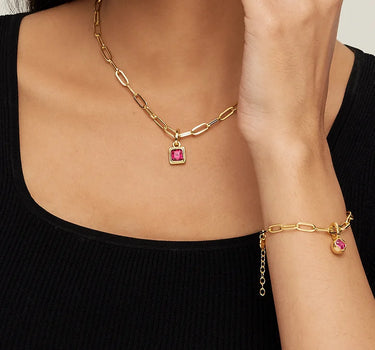 Glossy Paperclip Bracelet