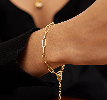 Glossy Paperclip Bracelet