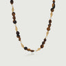 Golden Tiger's Eye Beaded Necklace-obyjewelry