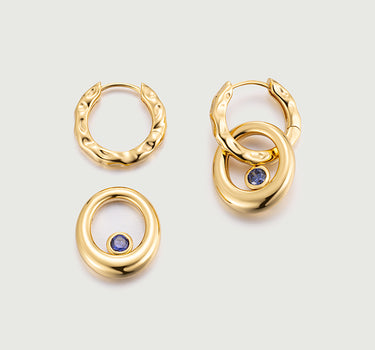 Hammer Hoop Earrings