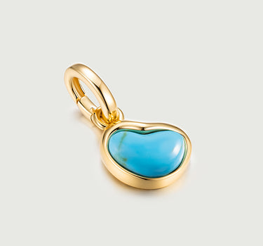 Heart Turquoise Pendant Charm