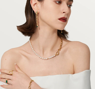 Infinite Baroque Pearl Bracelet
