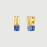 Lapis Lazuli Huggie Hoop Earrings