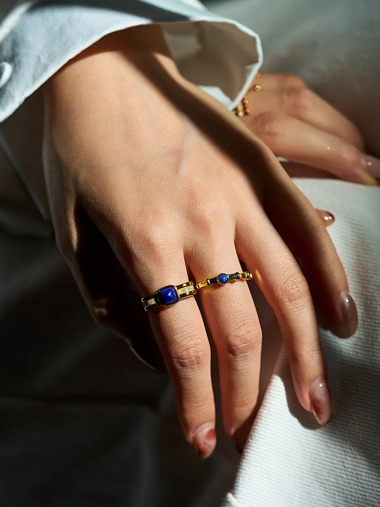 Lapis Lazuli Ridge Ring